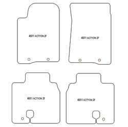 Tappetini auto per SsangYong Actyon 2006-2009