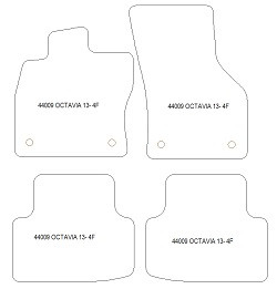 Fußmatten MDM One für Octavia III (SE) Wagon 02.2013-05.2020
