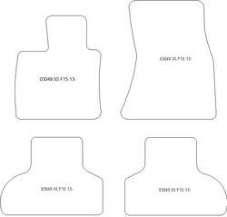 Fußmatten MDM One für X5 (F15) 10.2013-10.2018