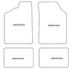 Fußmatten MDM One für R5 1984-1991