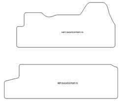 Fußmatten MDM One für Ducato bus 6 Sitze 2006-2014