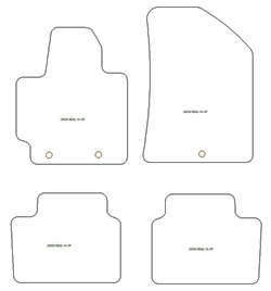 Fußmatten MDM One für Soul II 03.2014-03.2019