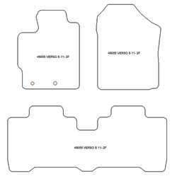 Fußmatten MDM One für Verso S 2010-2015