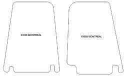 Fußmatten MDM One für Montreal 1970-1977