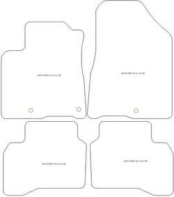 Fußmatten MDM One für Niro Hybrid / Plug-in Hybrid 08.2016-07.2022
