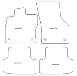 Fußmatten MDM One für Ateca 09.2016-