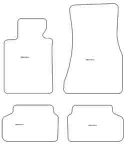 Fussmatten fuer BMW 5er (G31) Touring (auch Plug-in Hybrid) 05.2017-09.2023 MDM One