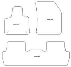 Fussmatten fuer Peugeot 5008 II 5 Sitze 07.2017-2024 MDM One