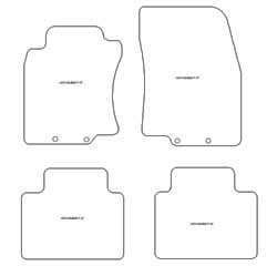 Fussmatten fuer Renault Koleos II 07.2017-2021 MDM One