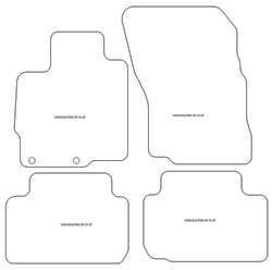 Fussmatten fuer Mitsubishi Eclipse Cross 01.2018- MDM One