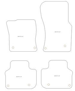 Fussmatten fuer Jaguar XF (260) Sportbrake 2017- MDM One