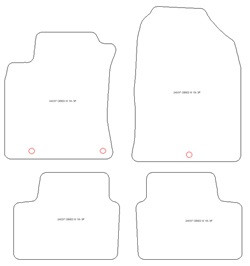 Fussmatten fuer Kia Ceed III (CD) Combi 2018- MDM One