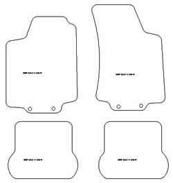 Fußmatten MDM One für Golf 4 Cabrio 1998-2002