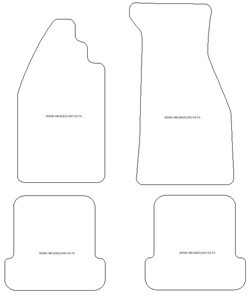 Fußmatten MDM One für Maggiolino 1963-1974