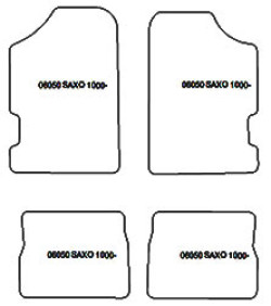 Fußmatten MDM One für Saxo 2000-2003