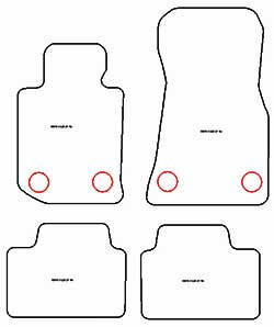 Tappetini auto per BMW Serie 3 (G20) / M3 (G80) Berlina (anche Plug-in Hybrid e X-Drive) 2018-