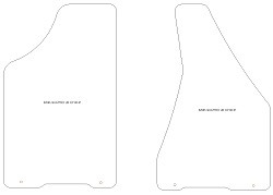 Tappetini auto per Audi Quattro 1980-1988