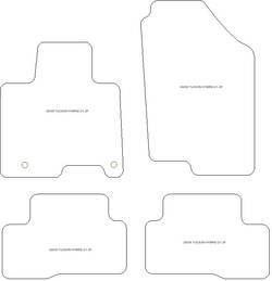 Fussmatten fuer Hyundai Tucson III Hybrid / Plug-in Hybrid 2021- MDM One