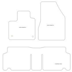 Fussmatten fuer Mercedes Citan (W420) 10.2021- MDM One