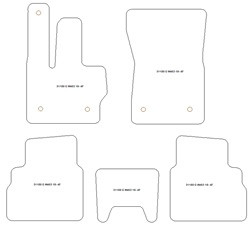 Fussmatten fuer Mercedes G-Klasse (W463) 2018- MDM One