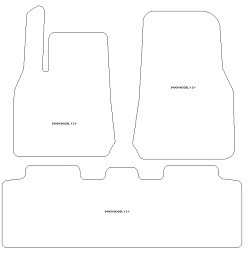 Fussmatten fuer Tesla Model Y 2021-2025 MDM One