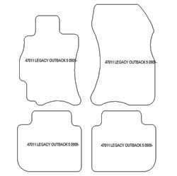 Fussmatten fuer Subaru Outback 2009-2015 MDM One