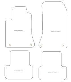 Fussmatten fuer Infiniti Q30/QX30 2015-2020 MDM One