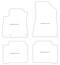 Fussmatten fuer Kia Niro HEV Hybrid 07.2022- MDM One