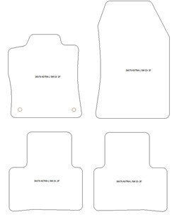 Fussmatten fuer Opel Astra L Sports Tourer (auch Plug-in Hybrid) 2022- MDM One