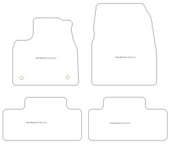 Fussmatten fuer Renault Megane E-Tech Electric 2022- MDM One