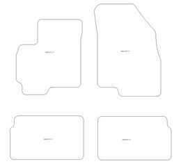 Fussmatten fuer DR Motor DR4 2017- MDM One
