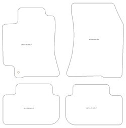 Fussmatten fuer Lexus IS (XE10) 1998-2005 MDM One