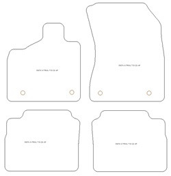 Fussmatten fuer Nissan X-Trail (T33) e-Power 09.2022- MDM One