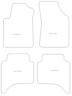 Fussmatten fuer EVO Evo Cross 4 2022- MDM One