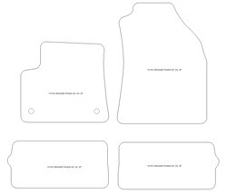 Fussmatten fuer Fiat Grande Panda Electric 2025- MDM One