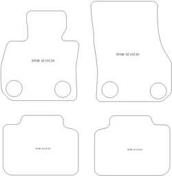 Fussmatten fuer BMW X2 (U10) 03.2024- MDM One