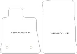 Fussmatten fuer Chevrolet Camaro 2016- MDM One
