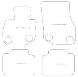Fussmatten fuer BMW 2er (U06) Active Tourer X-Drive 02.2022- MDM One