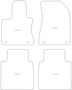 Fussmatten fuer MG HS (auch Plug-in Hybrid) 07.2024- MDM One