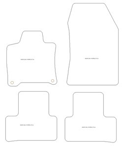 Fussmatten fuer DS DS4 Hybrid 2024- MDM One