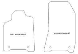 Fußmatten MDM Plus für Spider 12.2006-2010