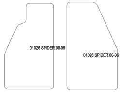 Fußmatten MDM Plus für Spider 2000-2006