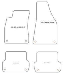 Fußmatten MDM Plus für A4 (B7) 11.2004-2007