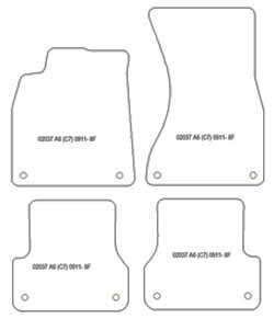 Fußmatten MDM Plus für A7 (4G) Sportback 2010-02.2018