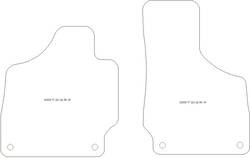 Fußmatten MDM Plus für TT (8J) 2006-09.2014