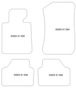 Fußmatten MDM Plus für X1 (E84) 2009-2015