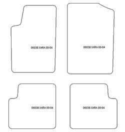 Fußmatten MDM Plus für Xsara 2001-2004