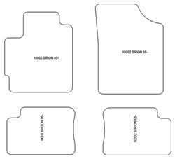 Fußmatten MDM Plus für Sirion (M3) 2005-2010