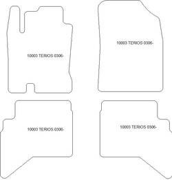 Fußmatten MDM Plus für Terios II (J200) 2006-09.2013