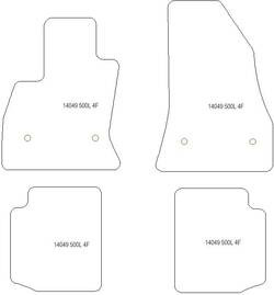Fußmatten MDM Plus für 500L 2012-05.2017